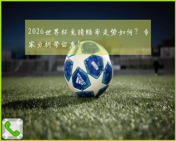 2026世界杯竞猜赔率走势如何？专家分析带你看！